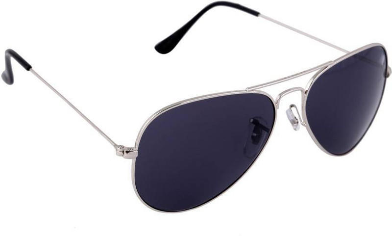 Damemoda Aviator Sunglasses(Black)