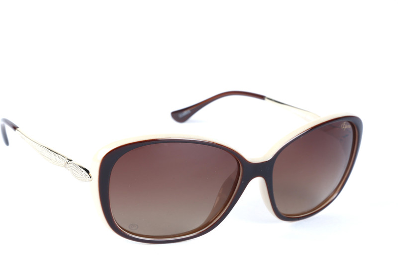 Izarra Oval Sunglasses(Brown)