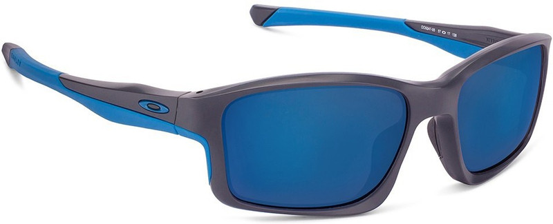 Oakley CHAINLINK Wayfarer Sunglass(Grey, Blue)