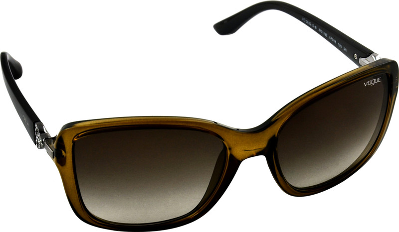 Vogue Rectangular Sunglasses(Brown)