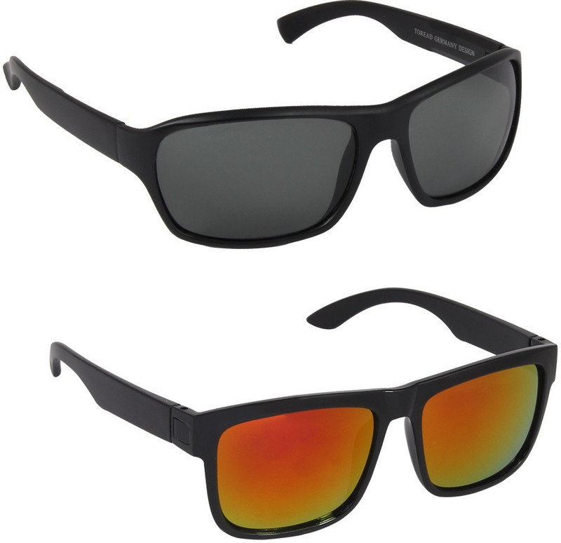 ROBMOB Wayfarer Sunglasses(Multicolor)