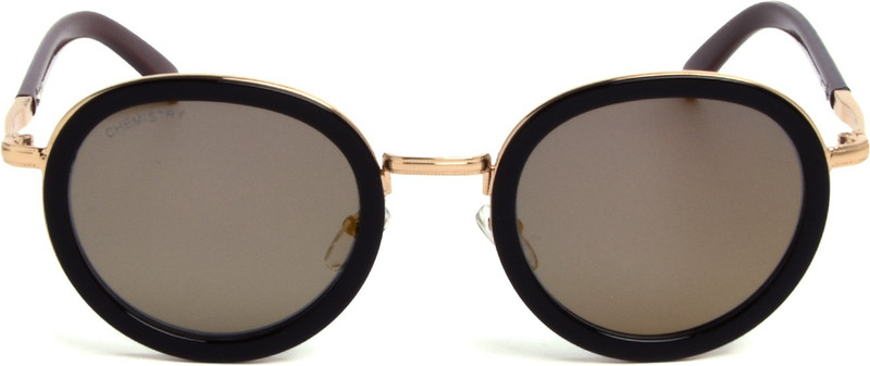 Chemistry Round Sunglasses(Brown)