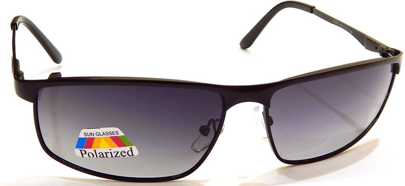 G-Plus Rectangular Sunglasses(Black)