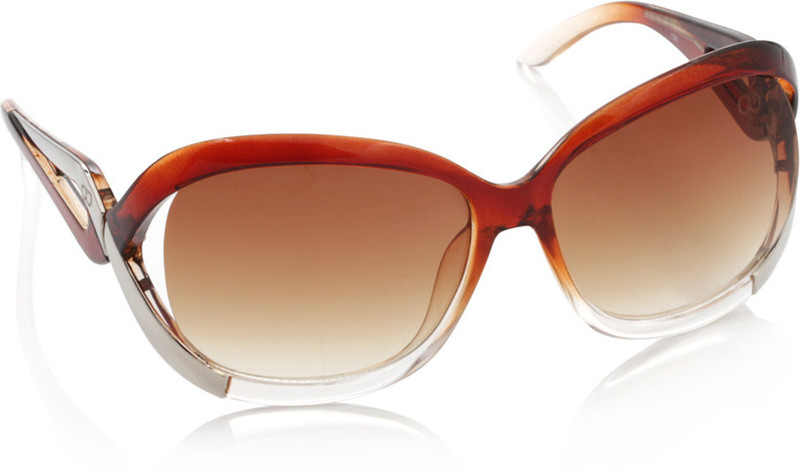 Gio Collection Over-sized Sunglasses(Brown) Gio Collection Over-sized Sunglasses(Brown)