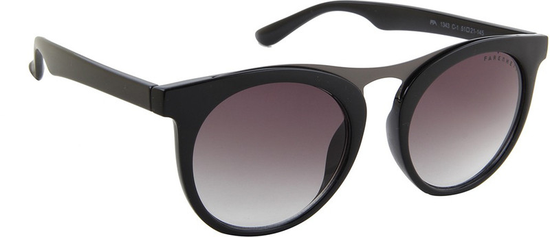 Farenheit Round Sunglasses(Grey) RS.599 (86.00% Off) - Flipkart