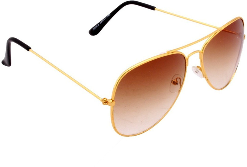 SR Collection Aviator Sunglasses(Brown)