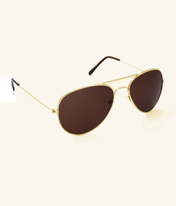 Just Colours Aviator Sunglasses(Brown)