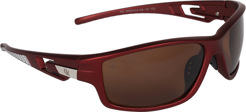 Opticalskart Sports Sunglasses(Brown)