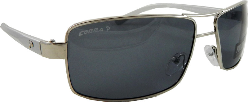 Cobra Rectangular Sunglasses(Black)