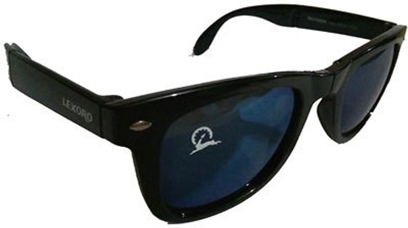 Lexoro Wayfarer Sunglasses(Black)