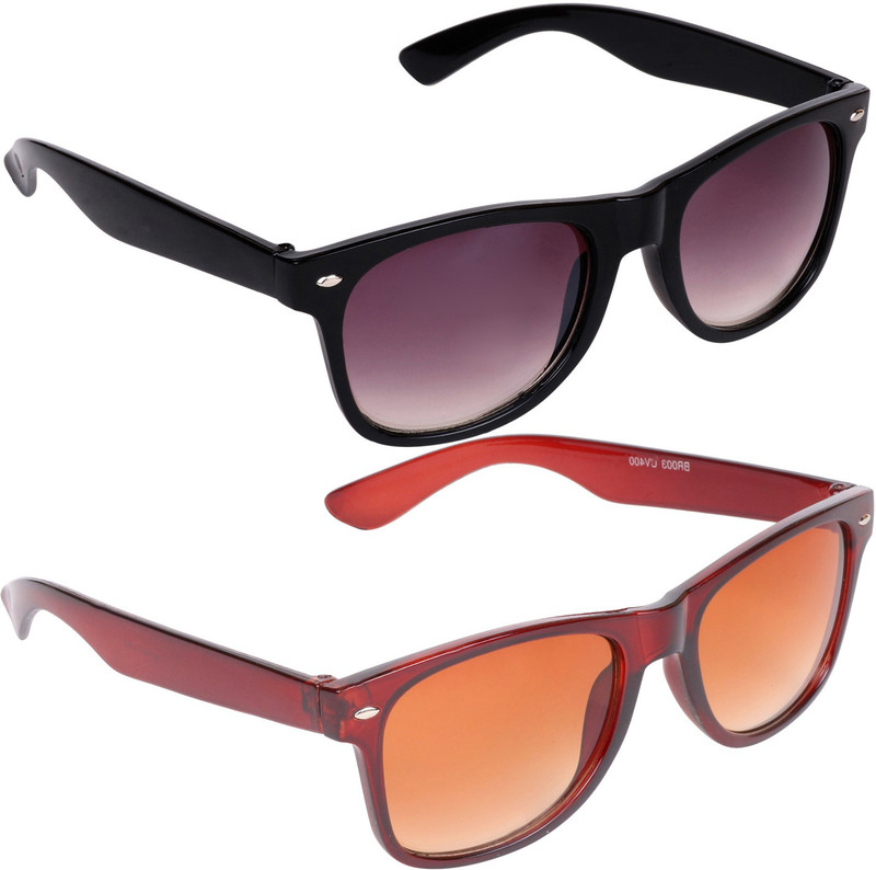 Criba Wayfarer Sunglasses(Brown, Grey) Criba Wayfarer Sunglasses(Brown, Grey)