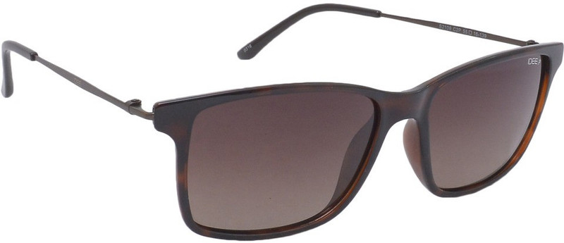IDEE Rectangular Sunglasses(Brown)
