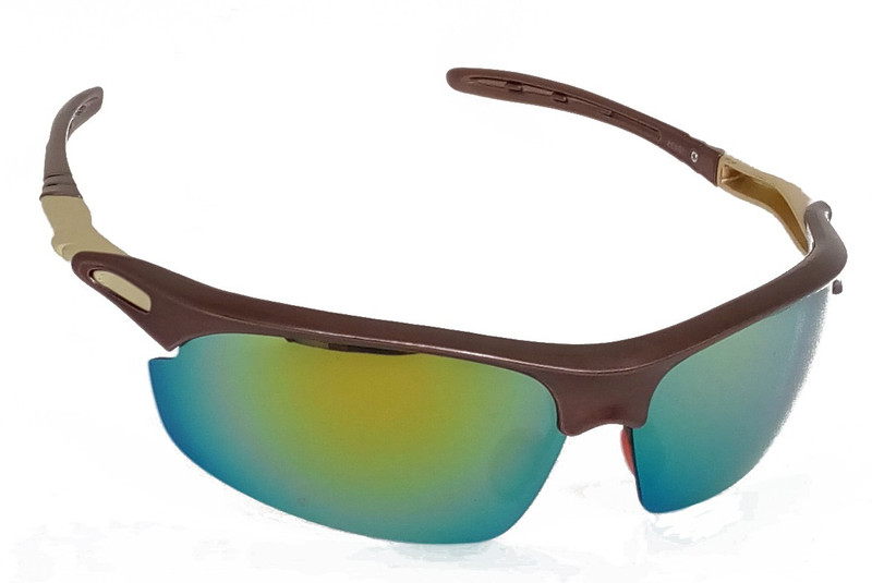 Hrinkar Sports Sunglasses(Golden, Blue)