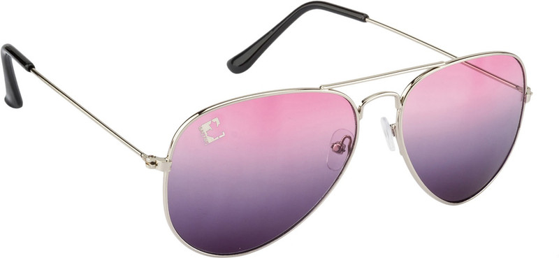 Clark N' Palmer Aviator Sunglasses(Pink, Violet)