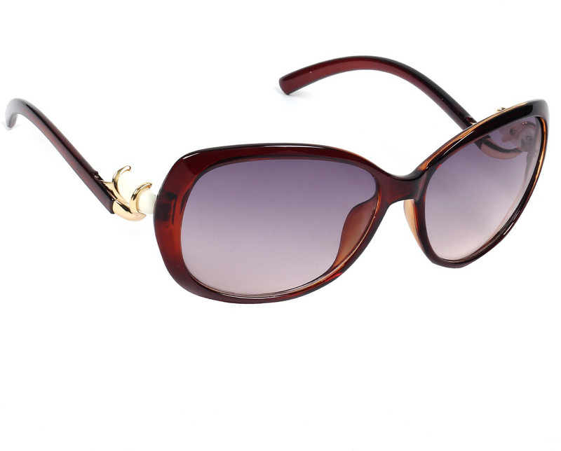 Eyeland Rectangular Sunglasses(Violet) Eyeland Rectangular Sunglasses(Violet)