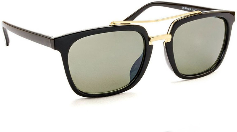 Stacle Rectangular Sunglasses(Green)