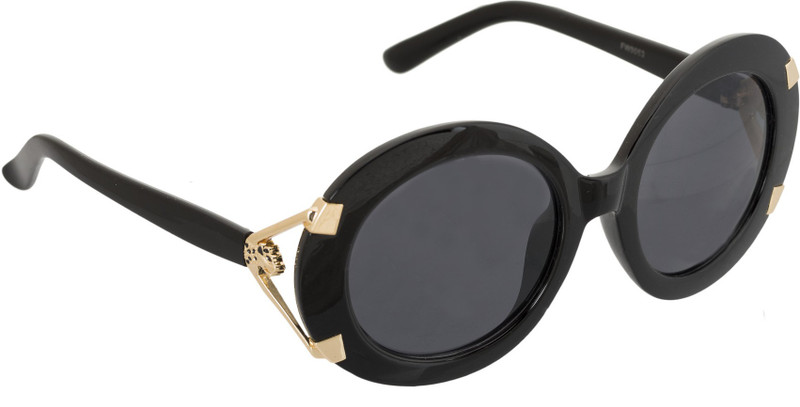 Sellebrity Oval Sunglasses(Black)