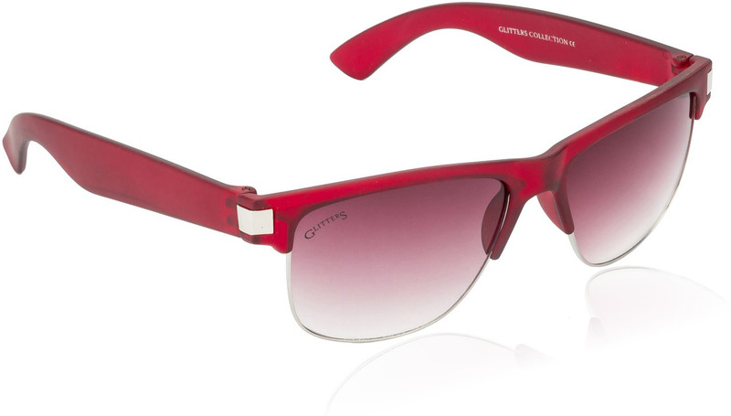 Glitters Wayfarer Sunglasses(Red) image.