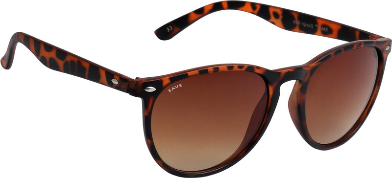 Fave Oval Sunglasses(Brown)