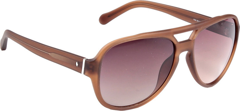 Fossil Aviator Sunglasses(Brown)
