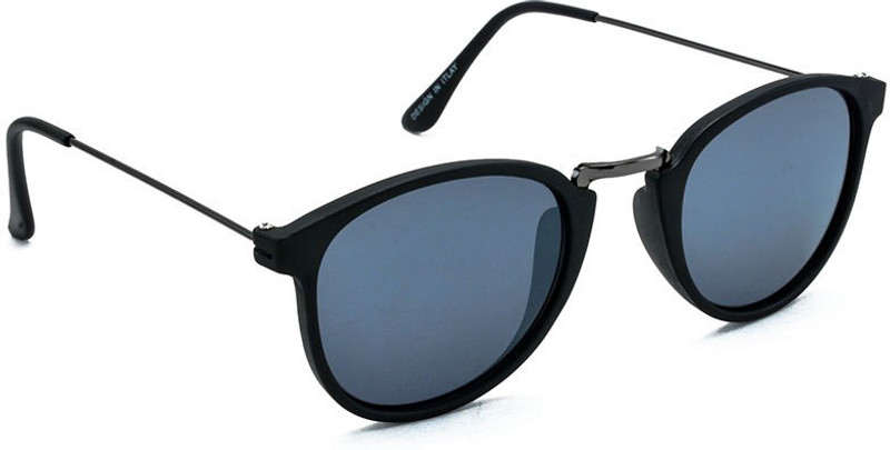 Stacle Round Sunglasses(Black)