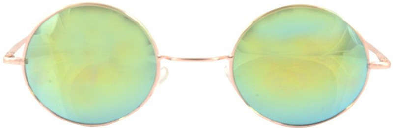 Alpha Man Round Sunglasses(Multicolor)