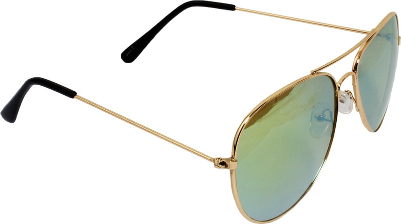 Veins Aviator Sunglasses(Green)