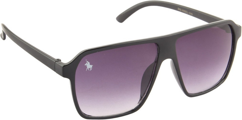 Royal County Of Berkshire Polo Club Over-sized Sunglasses(Blue)