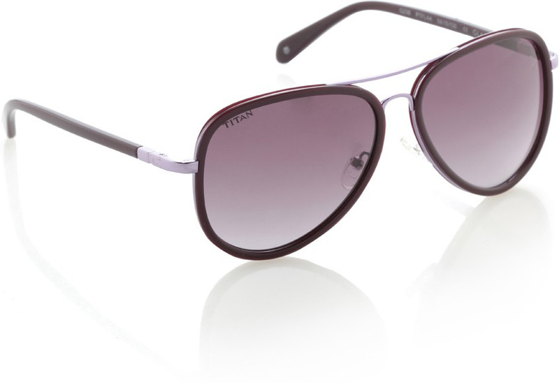 Titan Aviator Sunglasses(Violet)