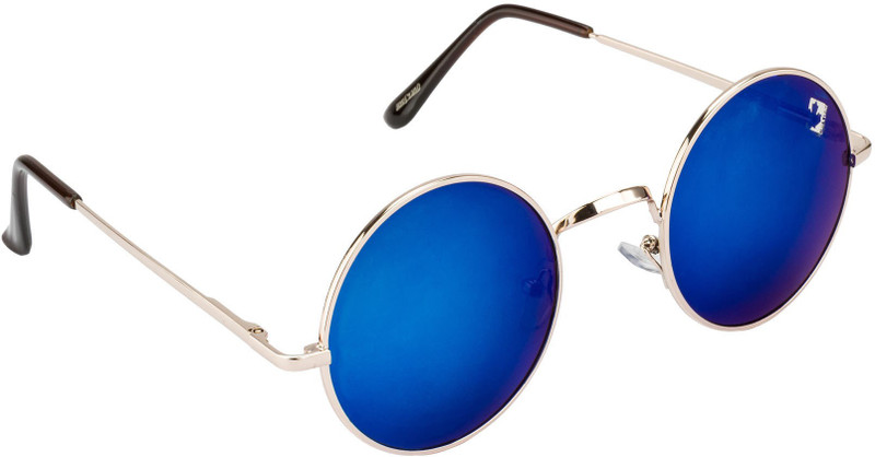 Clark N' Palmer Round Sunglasses(Blue)