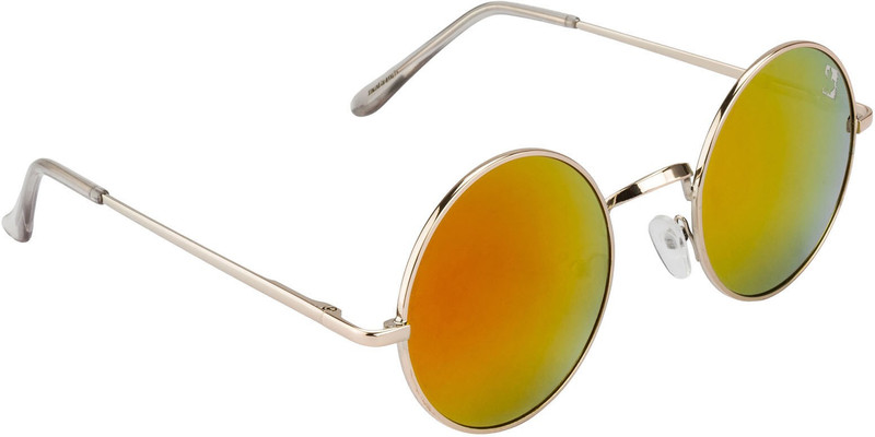 Clark N' Palmer Round Sunglasses(Golden)