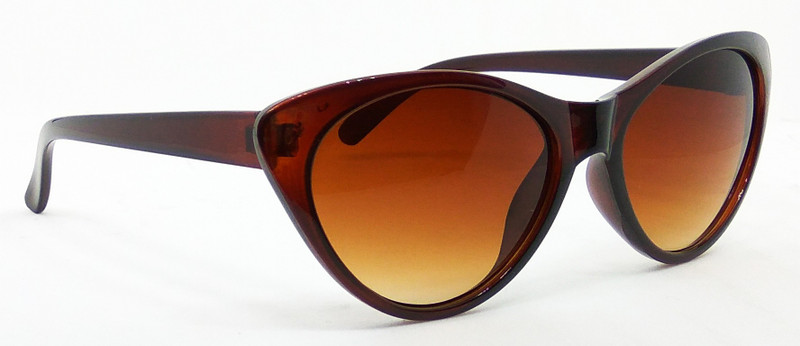 Hrinkar Cat-eye Sunglasses(Brown, Clear)