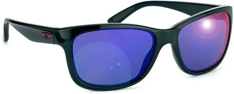 Oakley FOREHAND Wayfarer Sunglass(Grey, Blue)