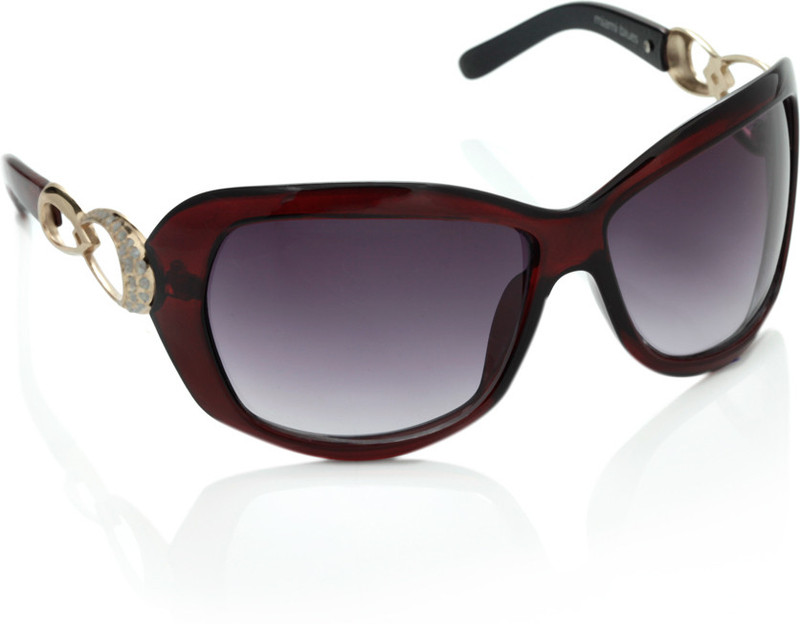 Miami Blues Over-sized Sunglasses(Violet)
