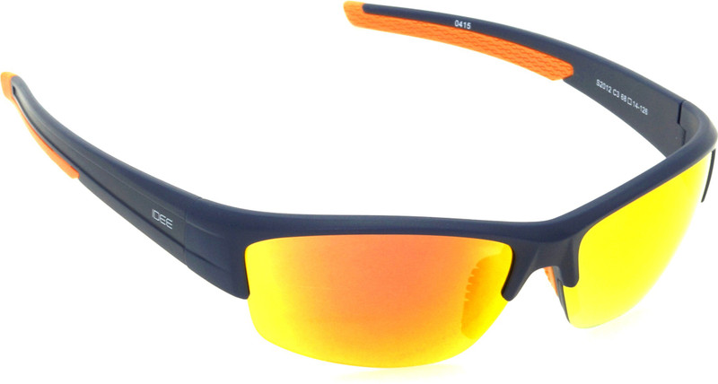 IDEE Sports Sunglasses(Orange, Multicolor)