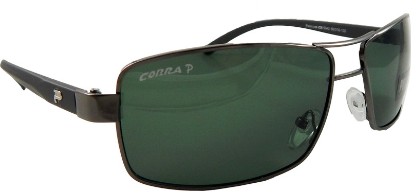 Cobra Rectangular Sunglasses(Green)