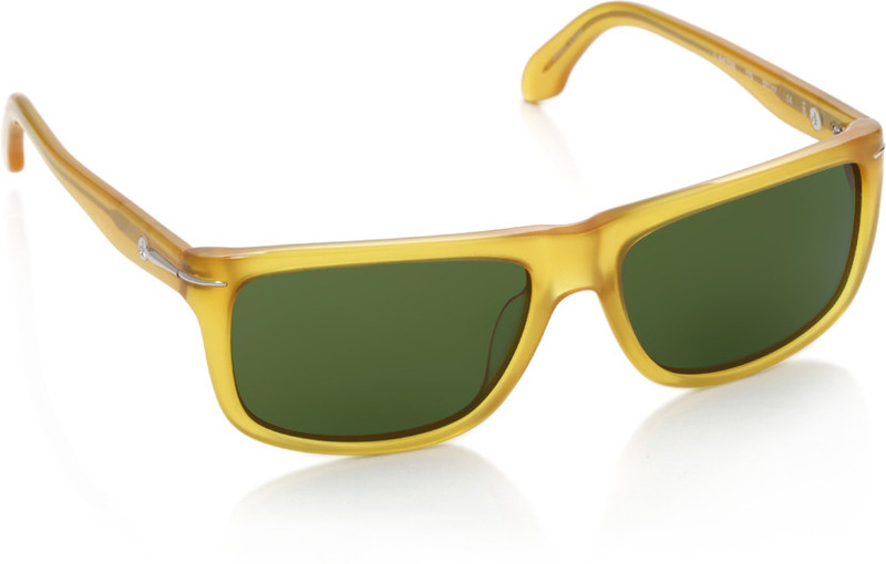 Calvin Klein Rectangular Sunglasses(Green)