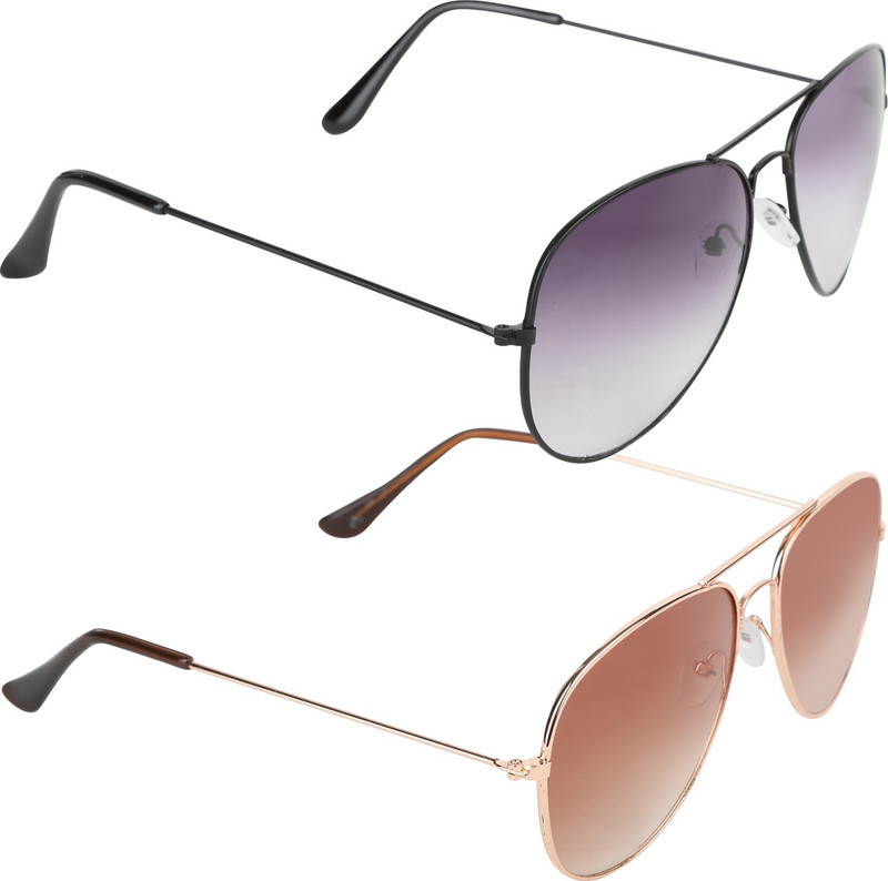 Criba Aviator Sunglasses(Grey, Brown) Criba Aviator Sunglasses(Grey, Brown)