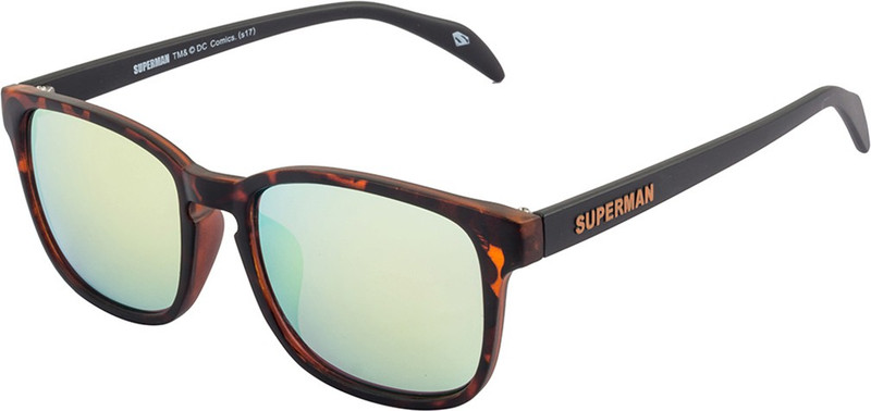 Superman Wayfarer Sunglasses(Golden)