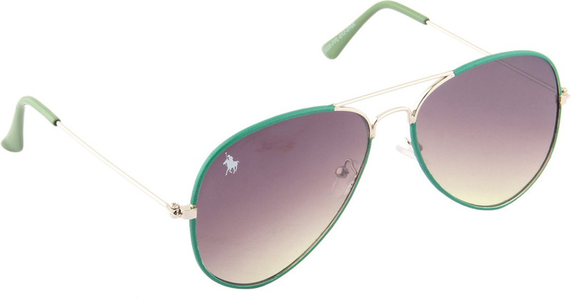 Royal County Of Berkshire Polo Club Aviator Sunglasses(Black)