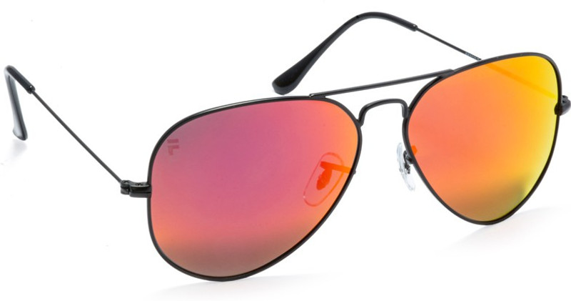 Stacle Aviator Sunglasses(Red)