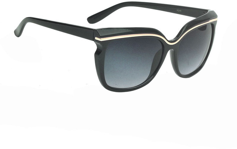 Hawai Cat-eye Sunglasses(Black)