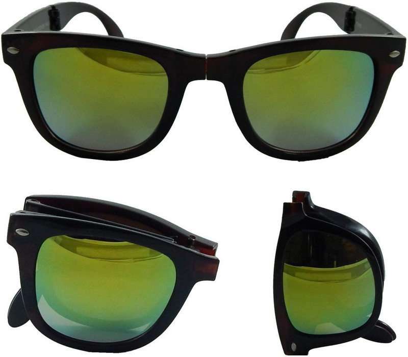 Els Wayfarer Sunglasses(Silver, Yellow)