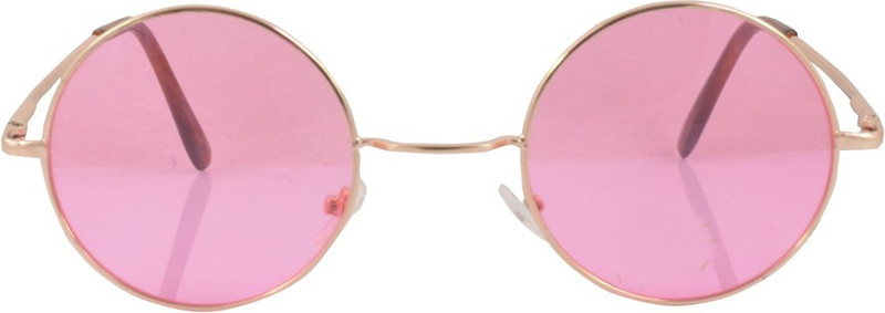 Alpha Man Round Sunglasses(Pink)