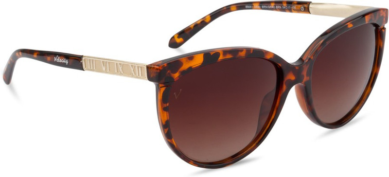 Velocity Cat-eye Sunglasses(Brown) Velocity Cat-eye Sunglasses(Brown)