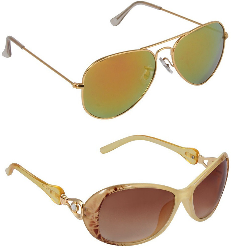 Robmob Aviator, Wayfarer Sunglasses(Multicolor)