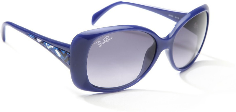 Emilio Pucci Oval Sunglasses(Blue)
