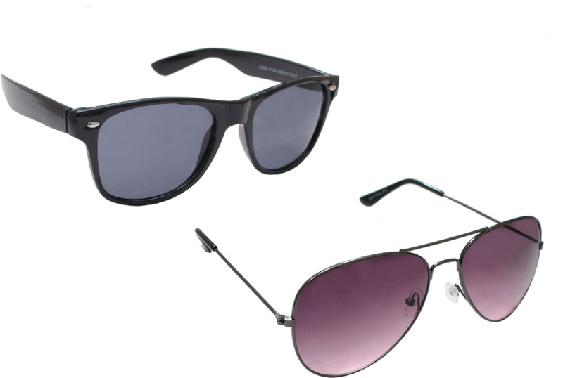 Sellebrity Aviator Sunglasses(Violet)