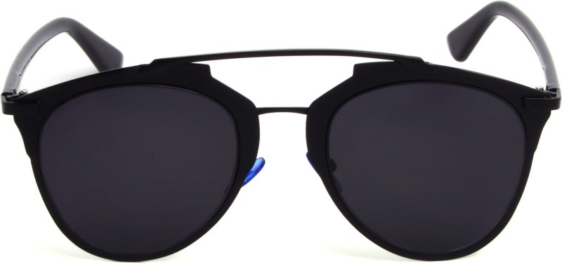 Chemistry Oval Sunglasses(Black)