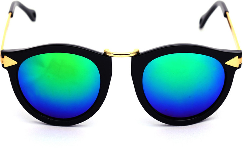 Just Pretty Things Oval Sunglasses(Blue)